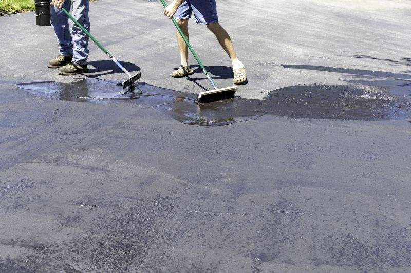 Before and After Asphalt Sealing