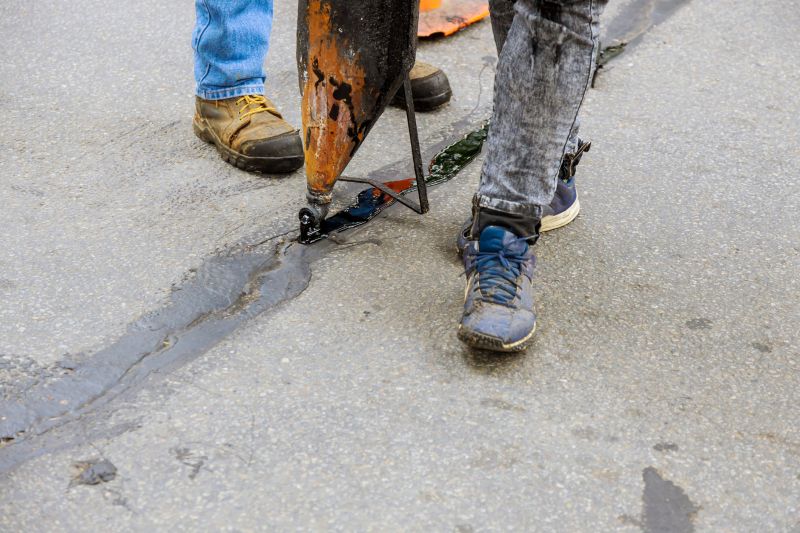 Cracked Asphalt Repair