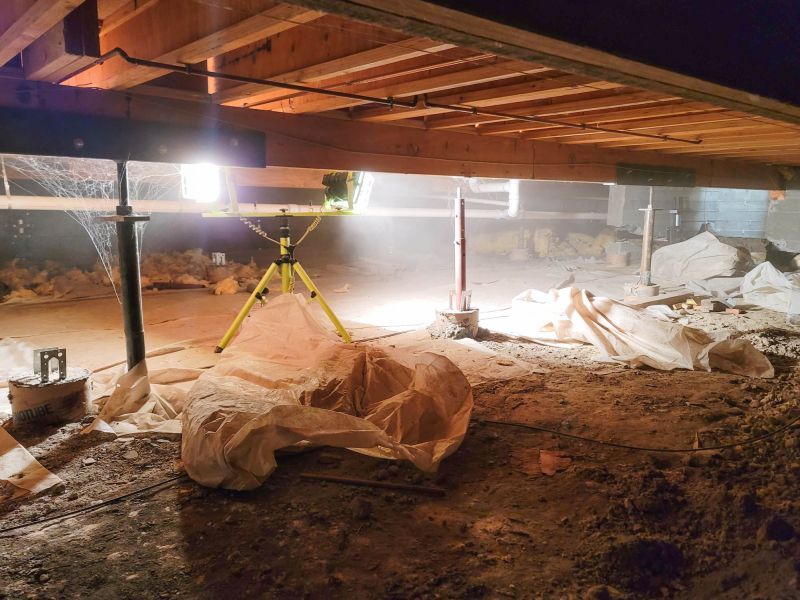 Crawl Space Water Remediation