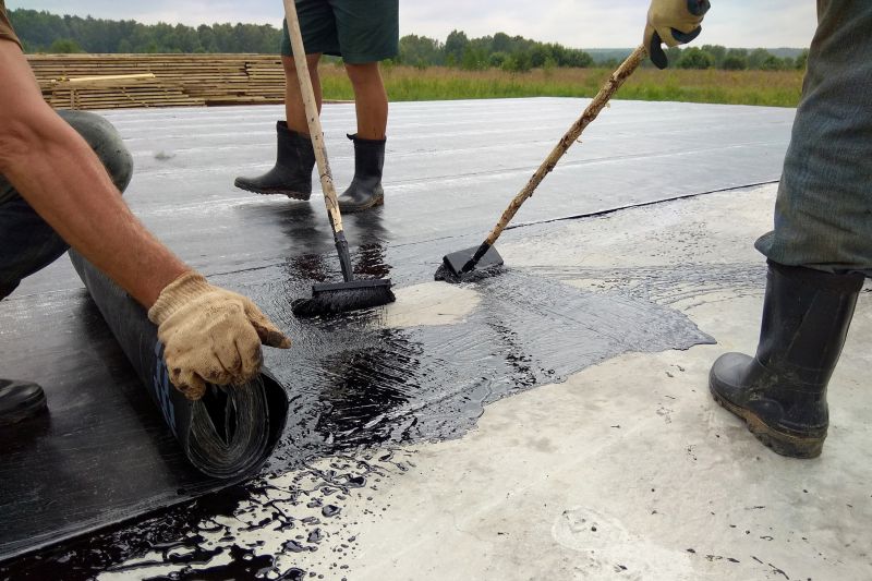 Cleaned Asphalt Surface